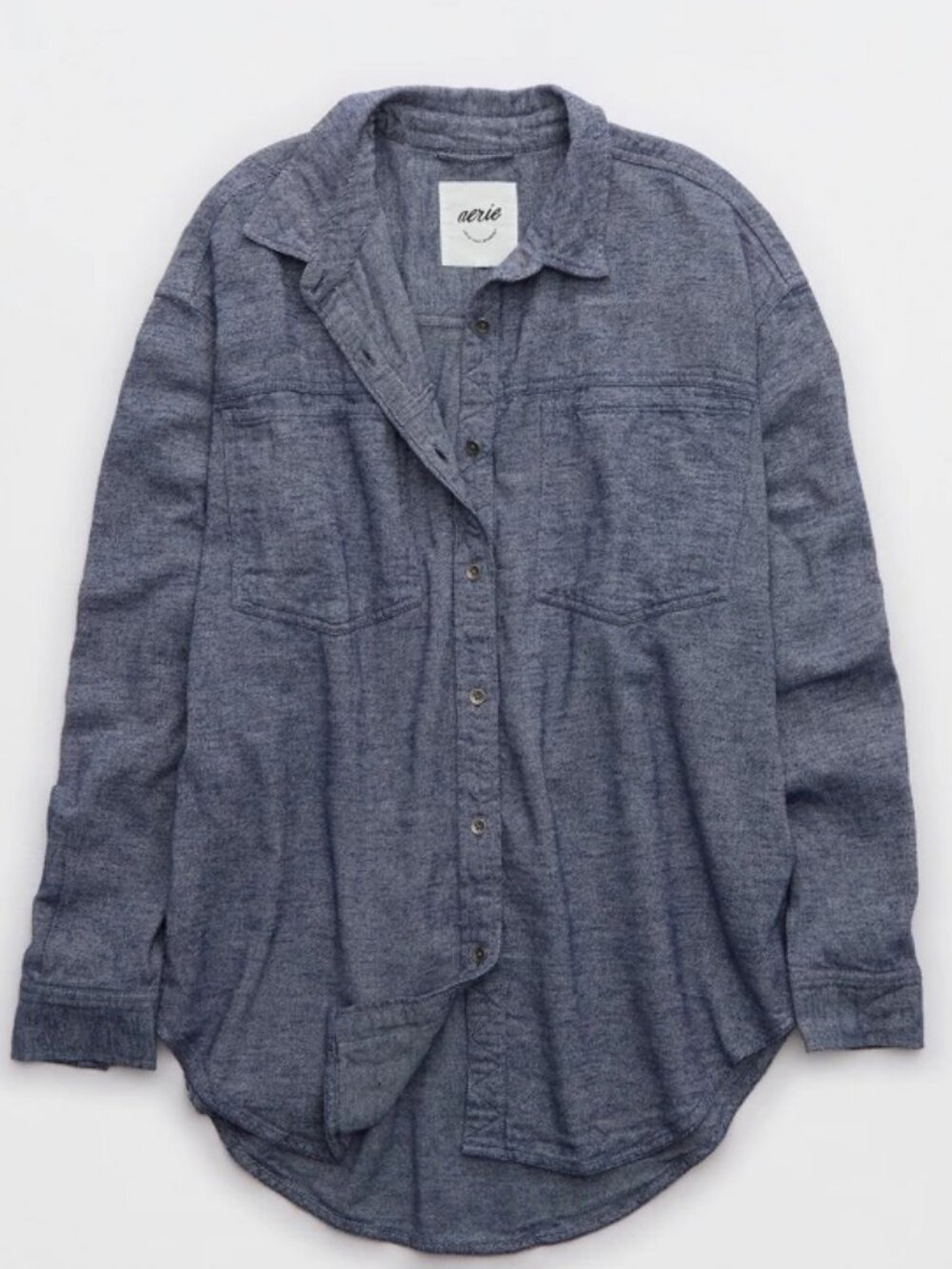 Aerie Anytime Fave Twill Shirt